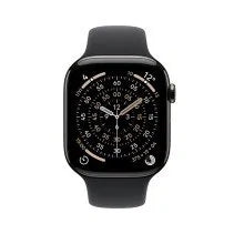 Apple Watch Series 11/ GPS/ Cellular/ 42mm/ Titanio Negro/ Pizarra Correa Deportiva Negro (M/L)