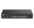 D-Link DGS-2000-10P switch Gestionado L2/L3 Gigabit Ethernet (10/100/1000) Energía sobre Ethernet (PoE) 1U Negro