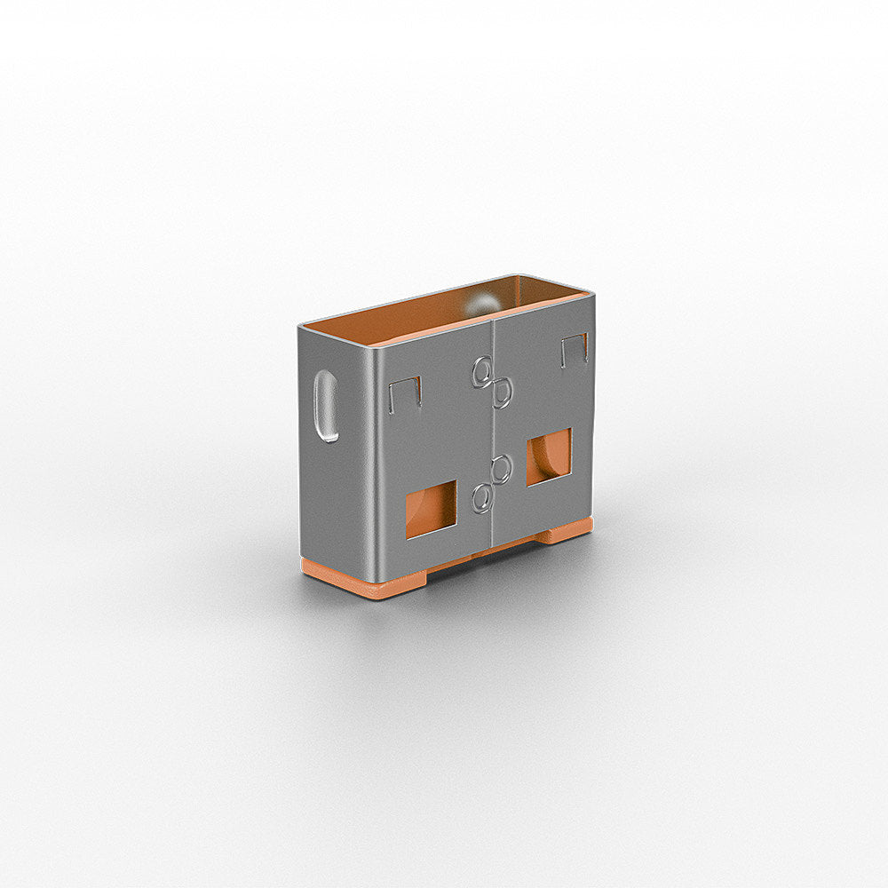 Lindy 40463 bloqueador de puerto USB tipo A Naranja Acrilonitrilo butadieno estireno (ABS) 10 pieza(s) (4)