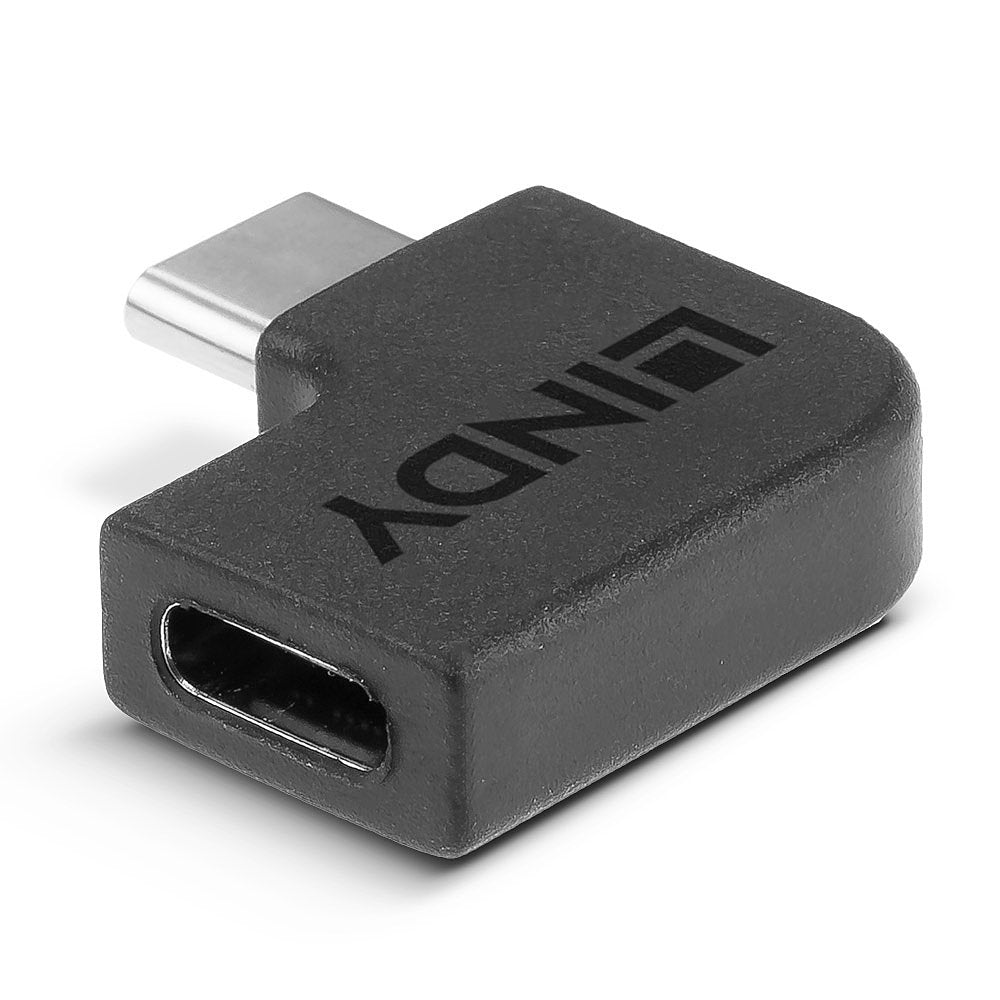 Lindy 41894 cambiador de género para cable USB 3.2 Type C Negro (3)