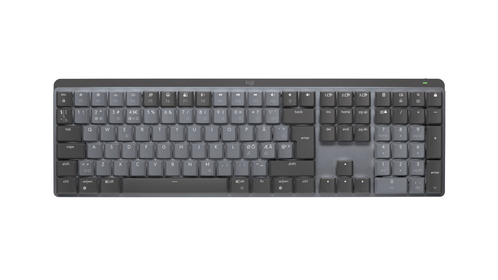 Logitech 920-010755 teclado Oficina RF Wireless + Bluetooth QWERTY Nórdico Grafito (6)