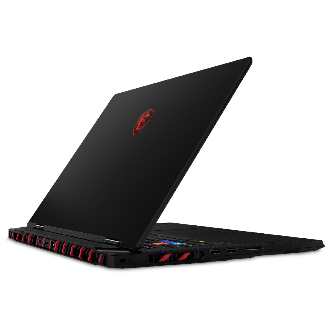 MSI Raider A2XWIG-252ES Intel Core Ultra 9 285HX Portátil 45,7 cm (18") UHD+ 32 GB DDR5-SDRAM 1 TB SSD NVIDIA GeForce RTX 5080 Wi-Fi 7 (802.11be) Windows 11 Home Negro (5)