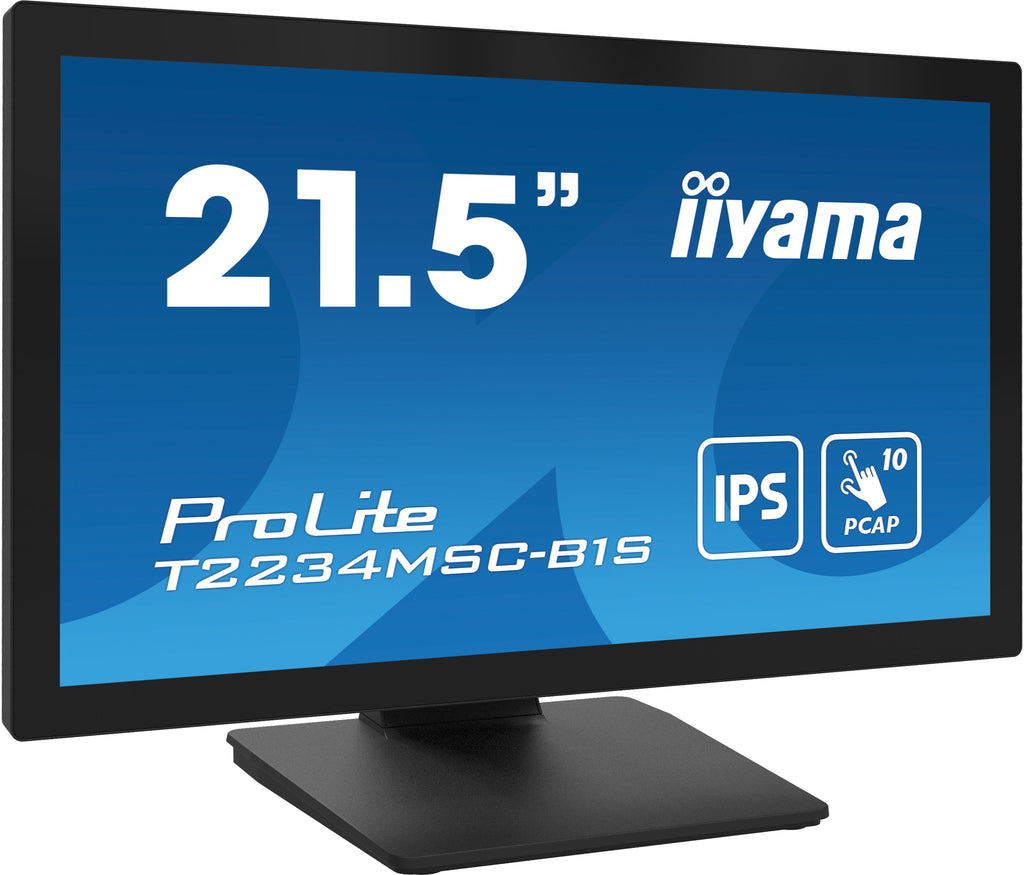 iiyama ProLite T2234MSC-B1S pantalla para PC 54,6 cm (21.5") 1920 x 1080 Pixeles Full HD Pantalla táctil Negro (2)
