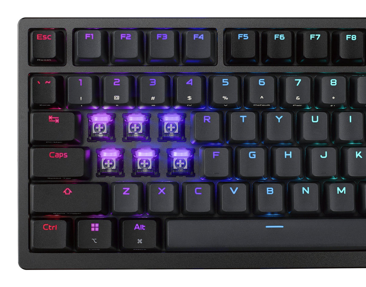 ASUS ROG Azoth 96 HE teclado Juego USB + RF Wireless + Bluetooth QWERTZ Negro (9)