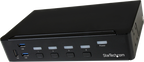 Startech SV431DPU3A2 - Conmutador KVM / USB, 4 x KVM / audio
