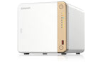 QNAP TS-462-2G servidor de almacenamiento NAS Torre Intel® Celeron® N4505 2 GB DDR4 0 TB QNAP QTS Blanco (8)