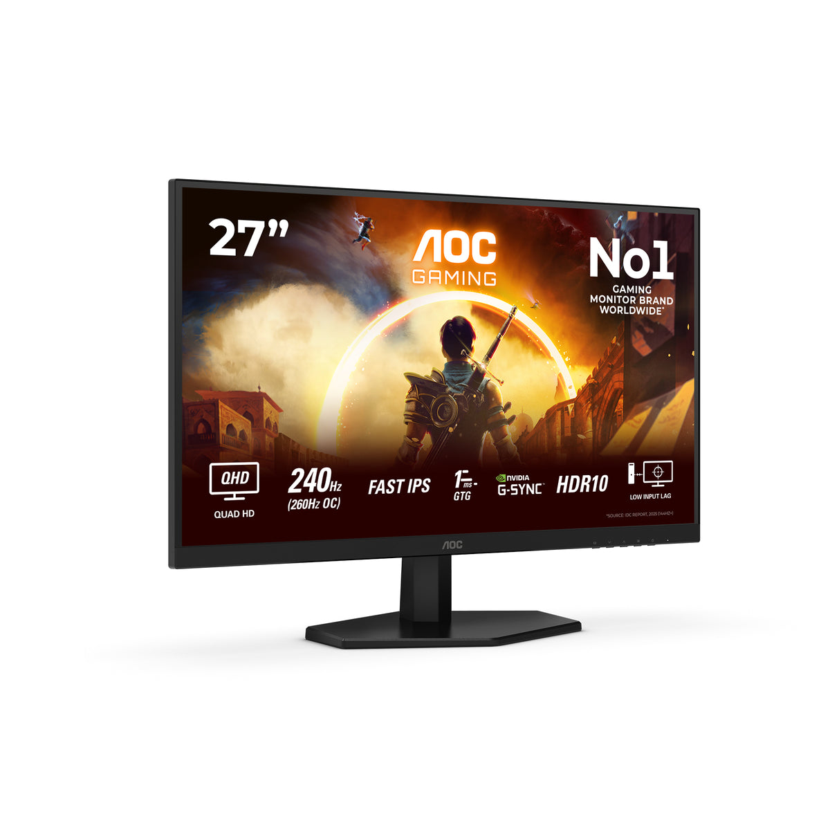 AOC G4 Q27G42ZE/69 pantalla para PC 68,6 cm (27") 2560 x 1440 Pixeles Negro, Rojo (2)