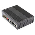 StarTech.com IES1G52UP12V switch No administrado Gigabit Ethernet (10/100/1000) Energía sobre Ethernet (PoE) Negro