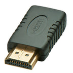 Lindy 41208 cambiador de género para cable HDMI HDMI Mini Negro