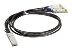 D-Link QSFP+ / 4xSFP+, 1m Cable de fibra óptica e InfiniBand QSFP+ 4 x SFP+ Negro (2)