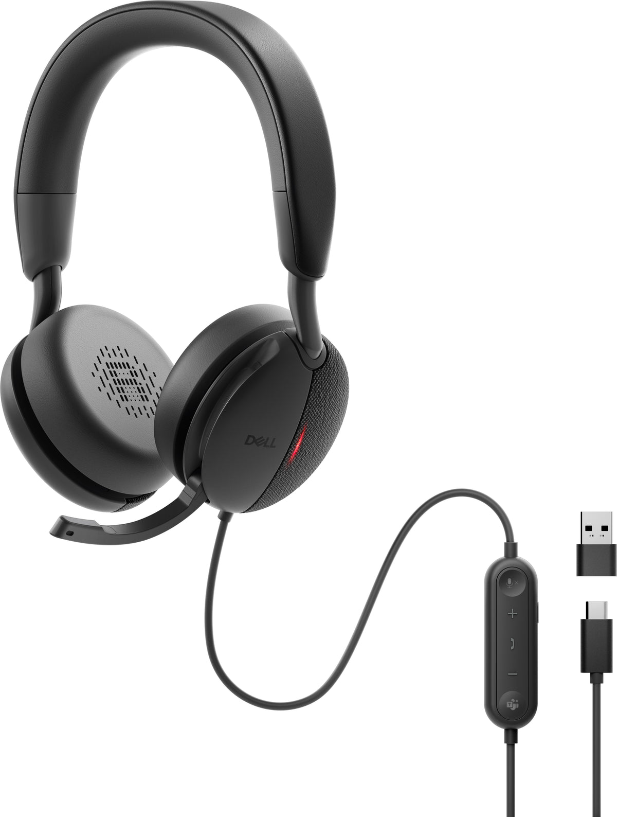 DELL WH5024 Alámbrico Diadema Llamadas/Música USB Tipo C Negro (5)