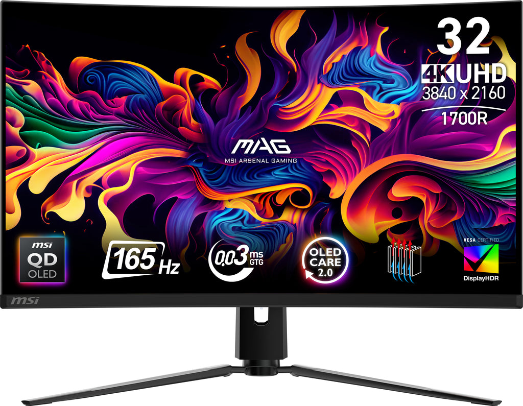 MSI MAG 321CUP QD-OLED pantalla para PC 80 cm (31.5") 3840 x 2160 Pixeles 4K Ultra HD Negro (3)