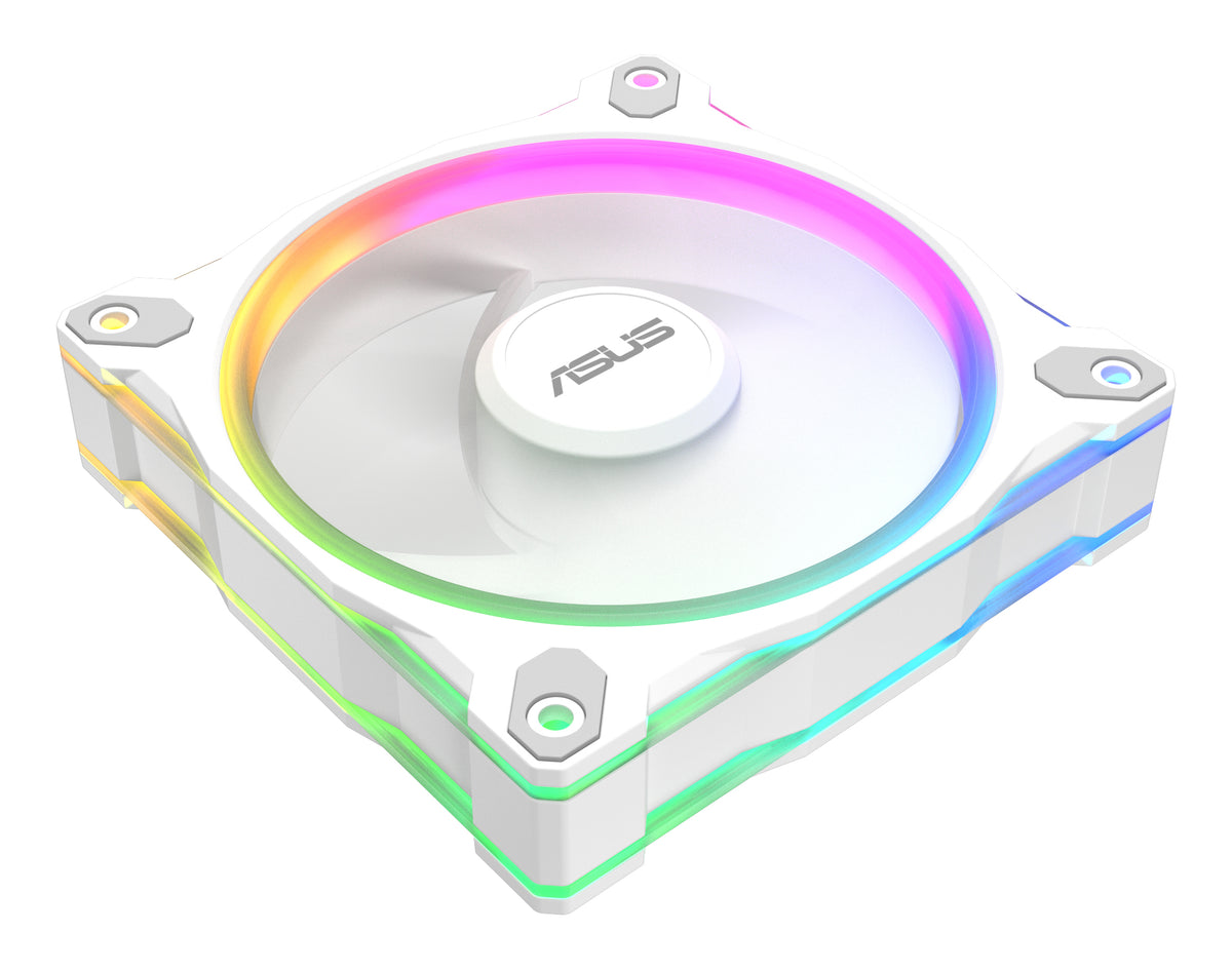 ASUS Prime MR120 Fan ARGB White Carcasa del ordenador Ventilador 12 cm Blanco (5)