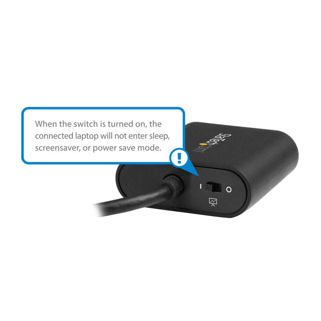 StarTech.com CDP2VGASA Adaptador gráfico USB 2048 x 1280 Pixeles Negro