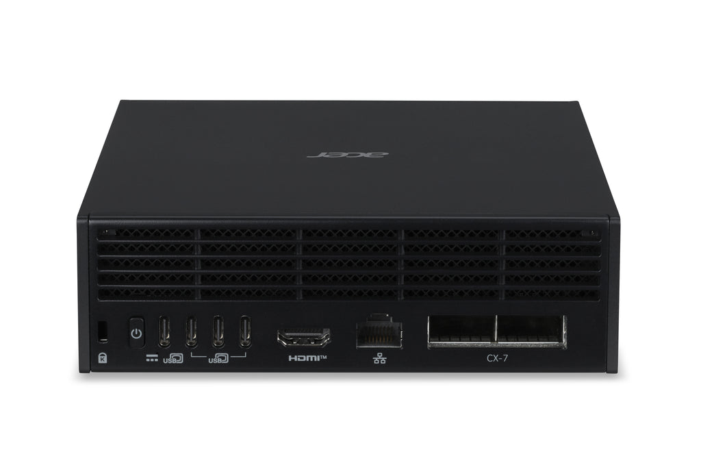 Acer Veriton VGN100 GB10 128 GB LPDDR5x-SDRAM 4 TB SSD DGX OS Mini PC Puesto de trabajo Negro, Gris (7)