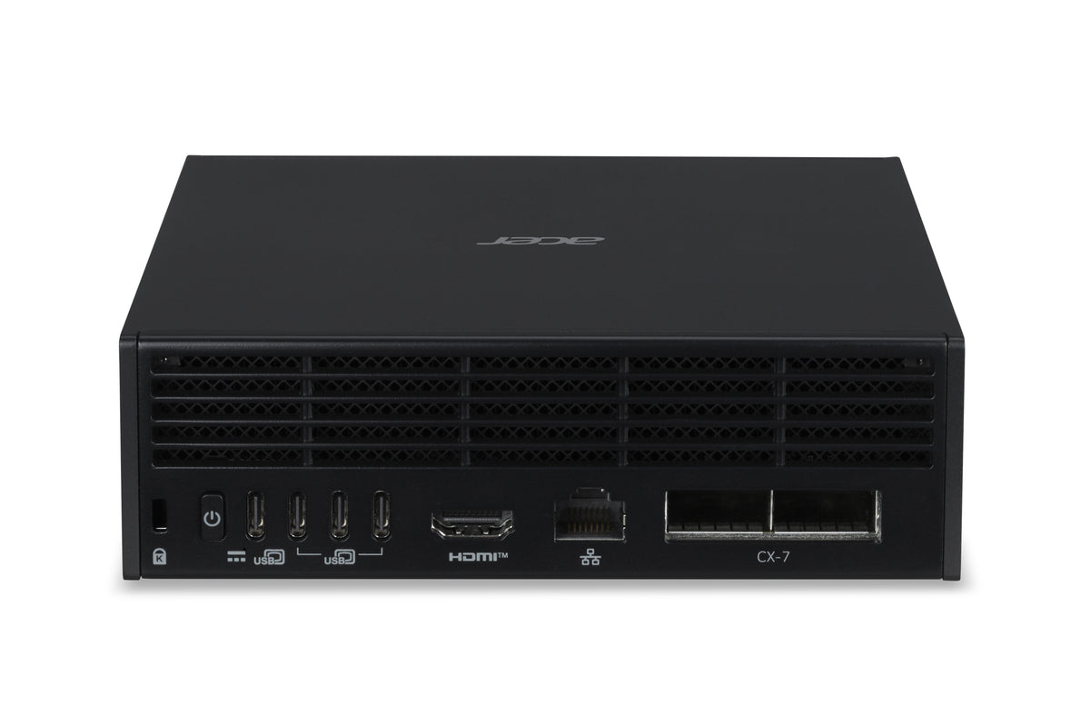 Acer Veriton VGN100 GB10 128 GB LPDDR5x-SDRAM 4 TB SSD DGX OS Mini PC Puesto de trabajo Negro, Gris (7)