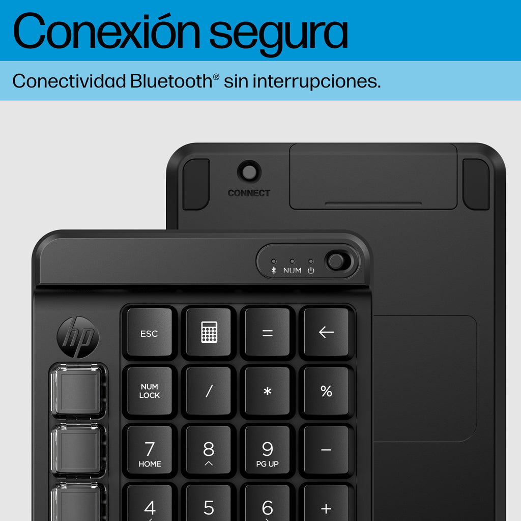 HP 435 Programmable Bluetooth Wireless Keypad teclado numérico Negro (6)