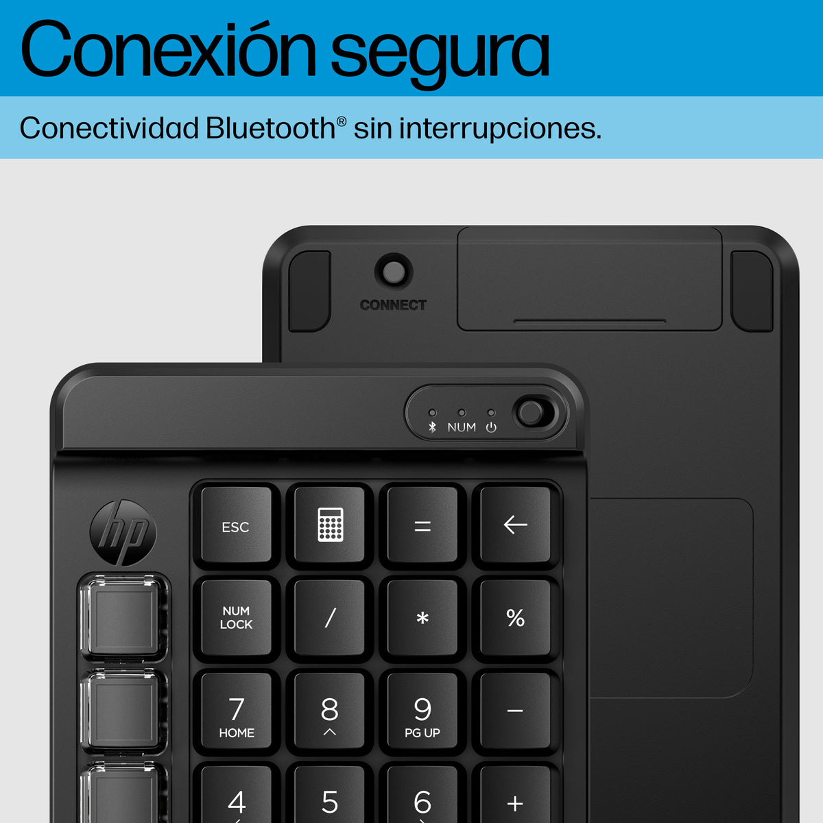 HP 435 Programmable Bluetooth Wireless Keypad teclado numérico Negro (6)