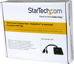 Startech MSTMDP122DP - Hub MST, Bifurcador de vídeo, 2 x DisplayPort, sobremesa (2)