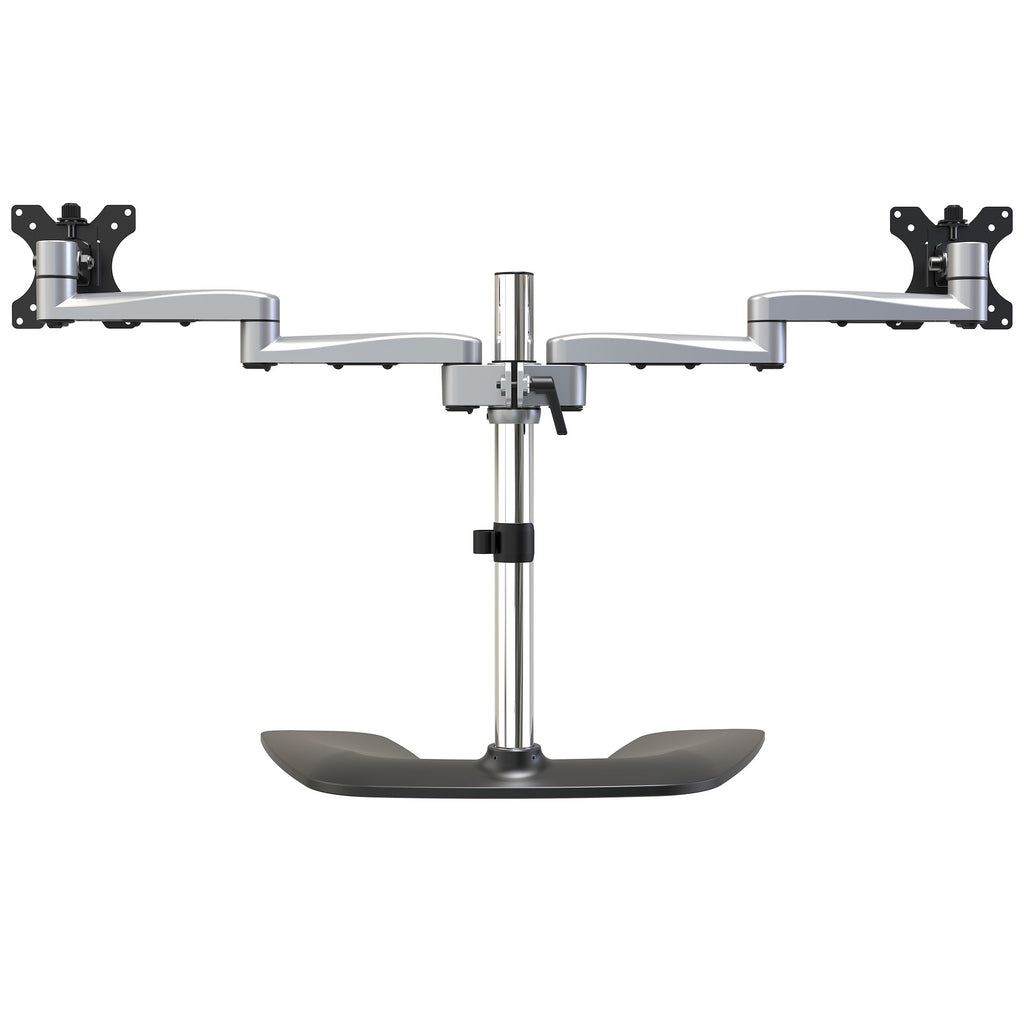 StarTech.com ARMDUALSS soporte para monitor 81,3 cm (32") Negro, Plata (4)