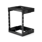 StarTech.com RK12WALLOA armario rack Bastidor de pared Negro