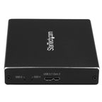 StarTech.com SM22BU31C3R caja para disco duro externo Caja externa para unidad de estado sólido (SSD) Negro (2)