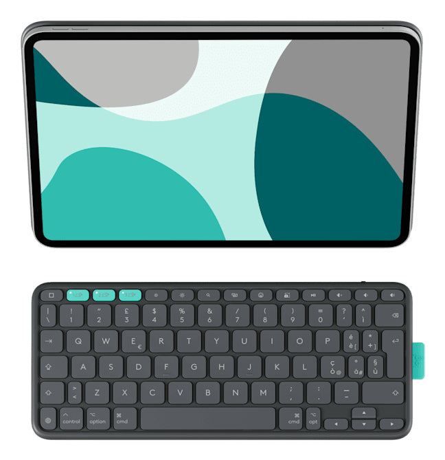 Logitech Flip Folio QWERTY Nórdico Bluetooth Grafito (6)