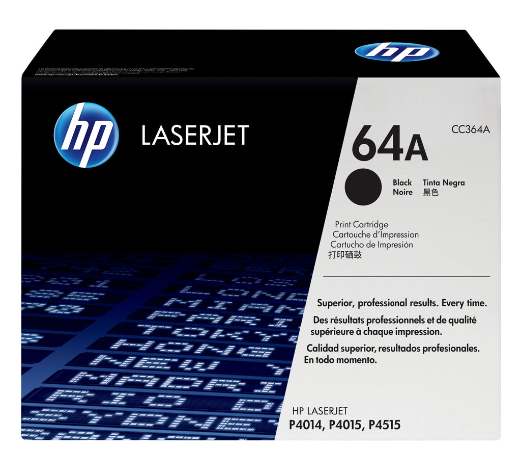 HP 64A Black Original LaserJet Toner Cartridge cartucho de tóner 1 pieza(s) (2)