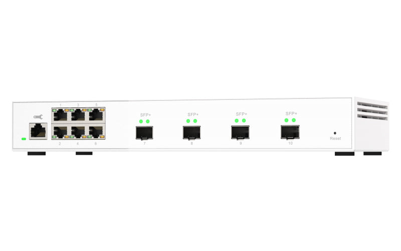 QNAP QSW-M2106-4S switch Gestionado L2 2.5G Ethernet (100/1000/2500) Blanco (3)