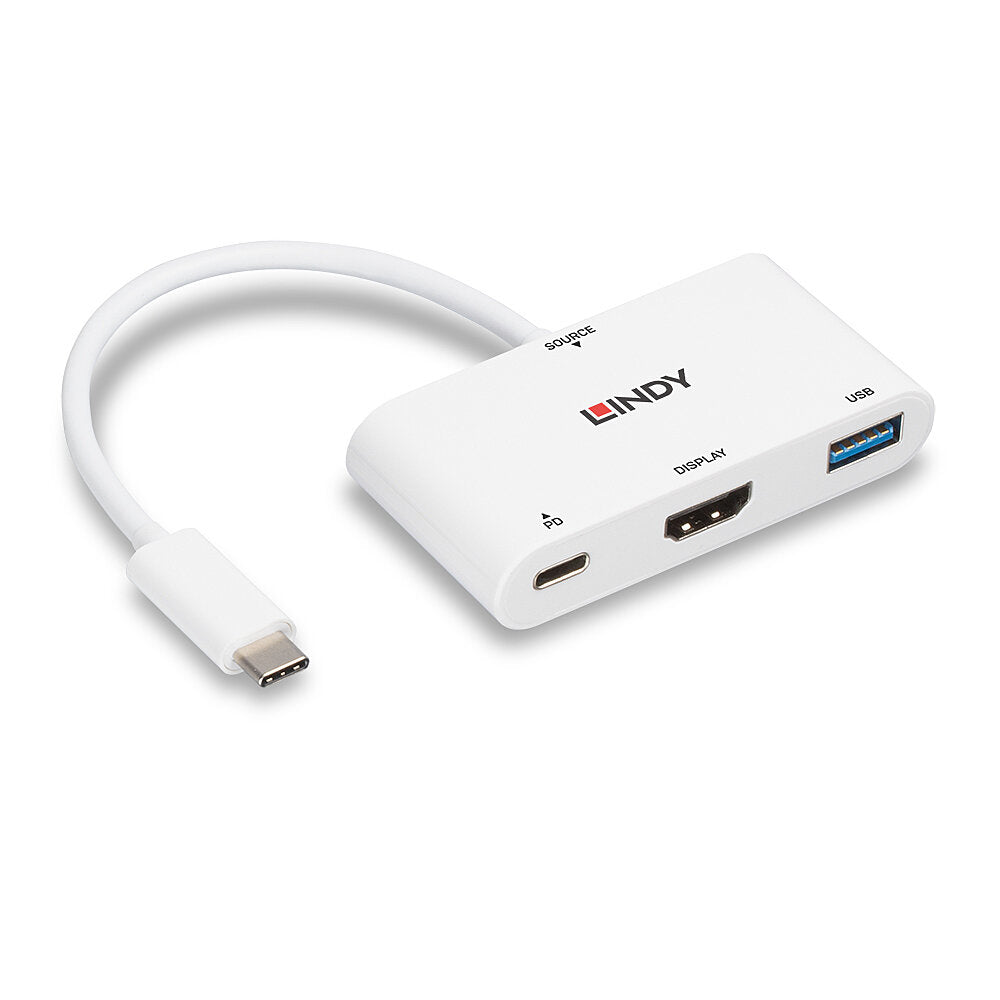Lindy 43340 Adaptador gráfico USB 3840 x 2160 Pixeles Blanco (4)