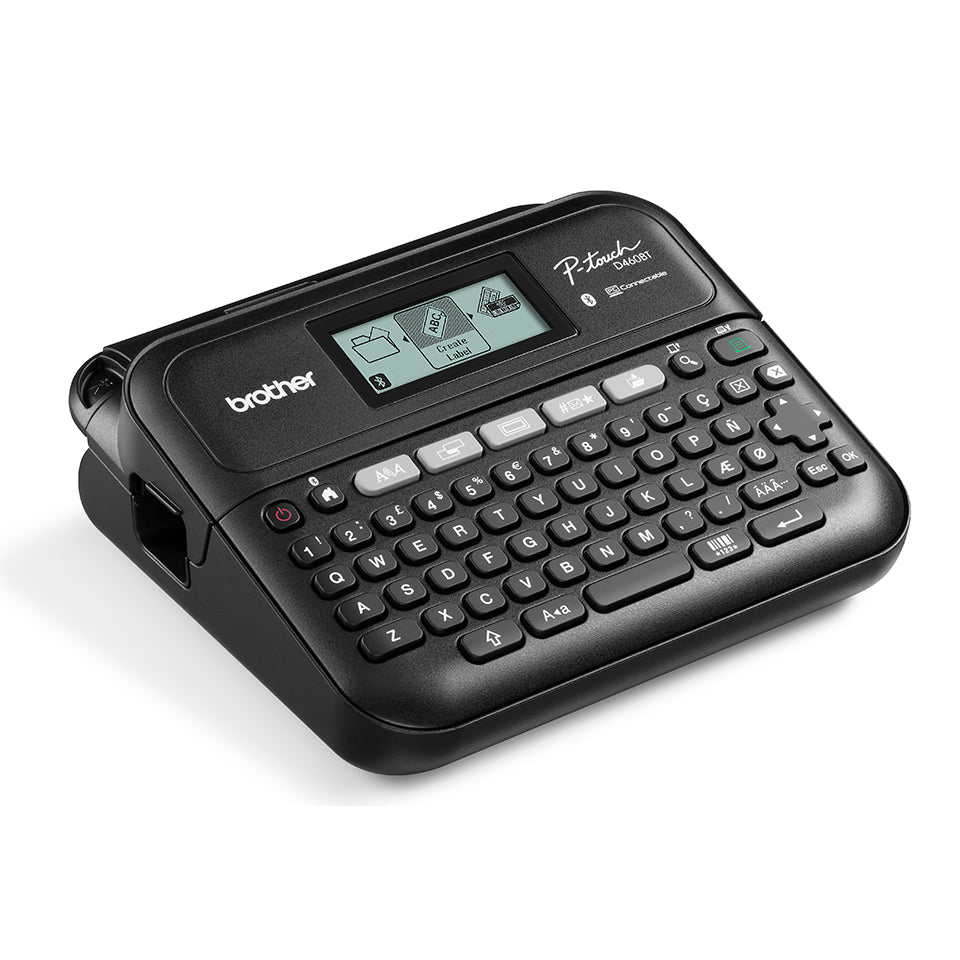 Brother PT-D460BTVP impresora de etiquetas Transferencia térmica 180 x 180 DPI 30 mm/s Inalámbrico y alámbrico TZe Bluetooth QWERTY (3)