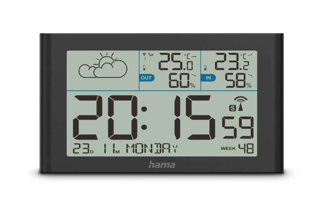 Hama 00222216 estación meteorológica digital Negro Batería (3)