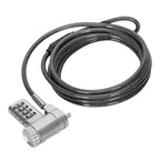 Targus ASP96GLX-25S cable antirrobo Plata 2 m (7)