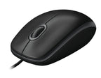 Logitech B100 ratón Oficina Ambidextro USB tipo A Óptico 800 DPI (4)