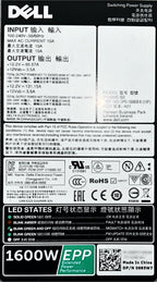 Dell 1600W Redundant fuente de alimentación 685W7-RFB – Reacondicionado (4)