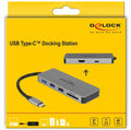 DeLOCK 87743 base conexión/replicador puertos portátil USB 3.2 Gen 1