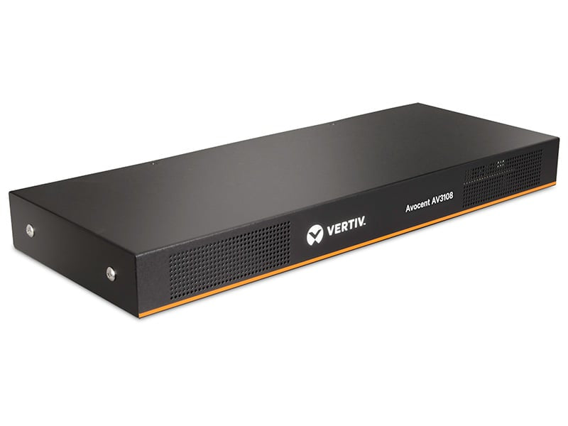 Vertiv Avocent AV 3108 interruptor KVM Montaje en rack Negro (4)