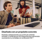 HP 495K Multi-Device Dual-Mode Keyboard teclado Universal USB + Bluetooth Negro (9)