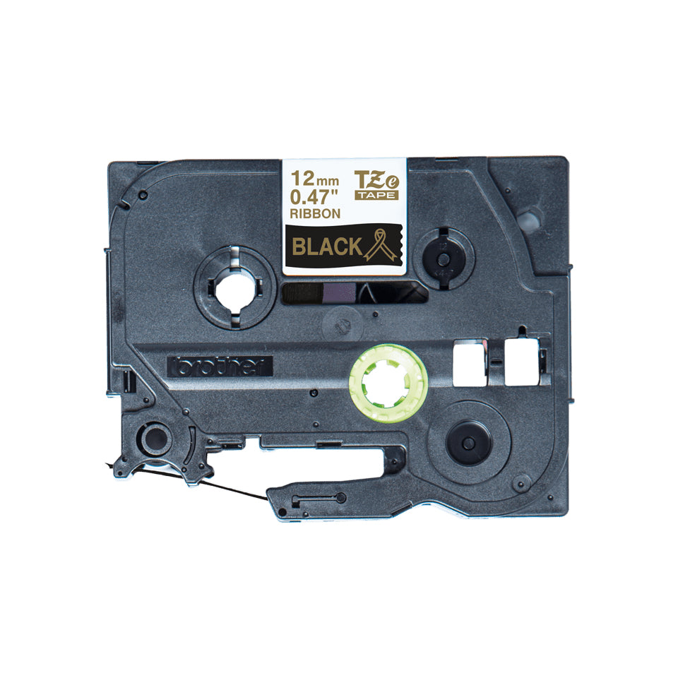 Brother TZE-R334 cinta para impresora de etiquetas Oro sobre negro (5)