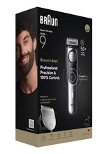 Braun BeardTrimmer 9 BT9520 depiladora para la barba Batería 52 2 cm Mojado