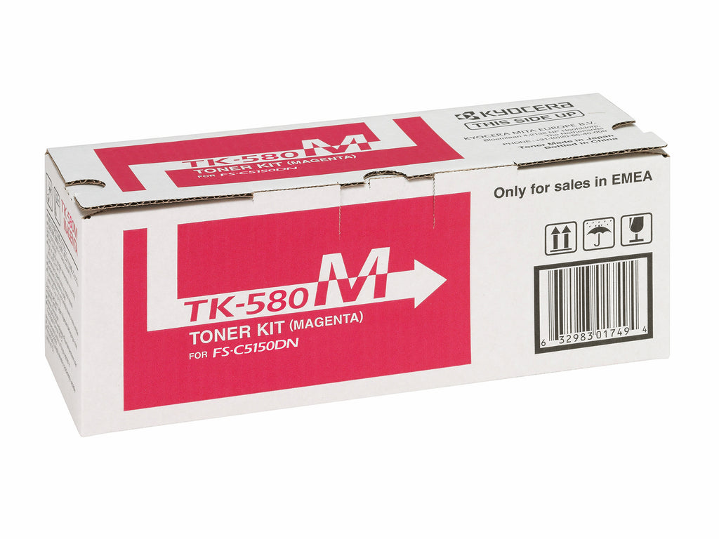 KYOCERA TK-580M cartucho de tóner 1 pieza(s) Original Magenta (3)