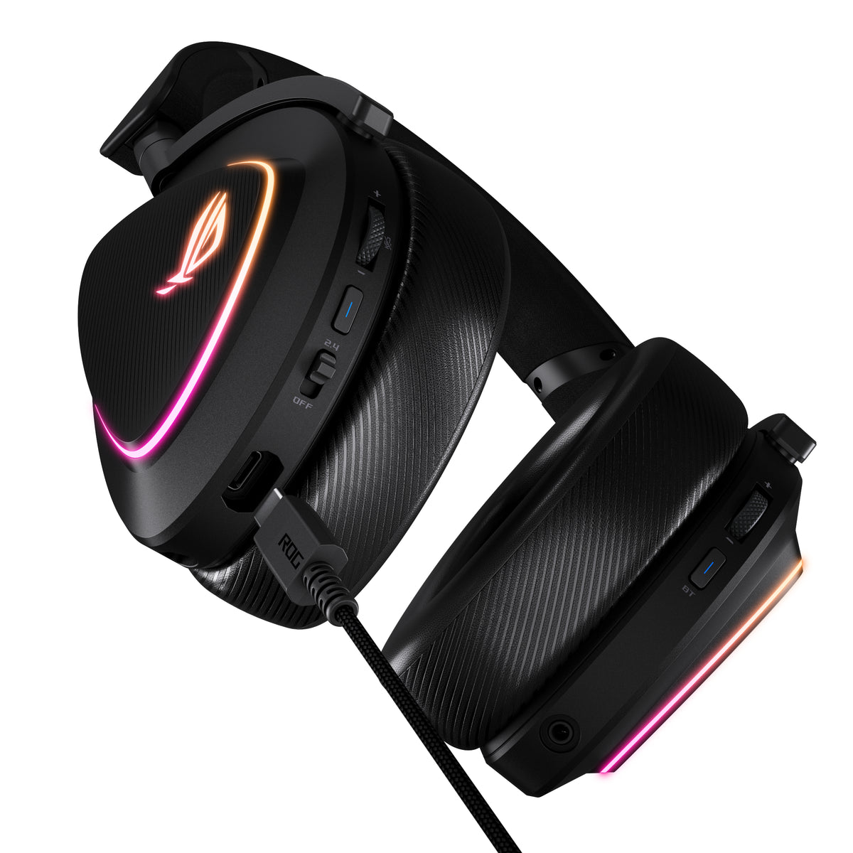 ASUS ROG DELTA II Auriculares Inalámbrico y alámbrico Diadema Juego USB Tipo C Bluetooth Negro (7)