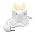 AISENS ASPS-2A1CLPQ02-W base múltiple 1,8 m 4 salidas AC Interior (2)