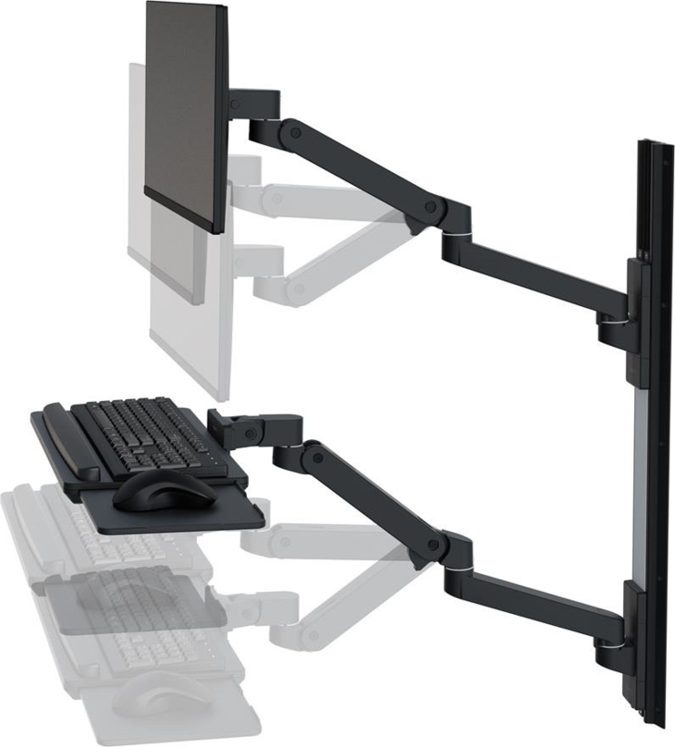 Ergotron 45-696-292 - Kit de montaje (2 brazos, 2 extensiones vista 4