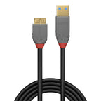 Lindy 36768 cable USB USB 3.2 Gen 1 (3.1 Gen 1) 3 m USB A Micro-USB B 5 Gbit/s Negro (3)