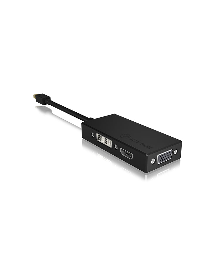 ICY BOX IB-AC1032 Mini DisplayPort DVI-D + VGA (D-Sub) + HDMI Negro (5)