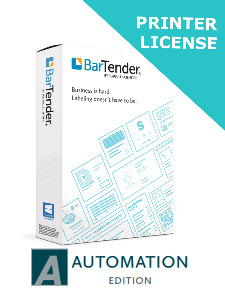 Seagull BarTender Automation, licencia de impresora (2)