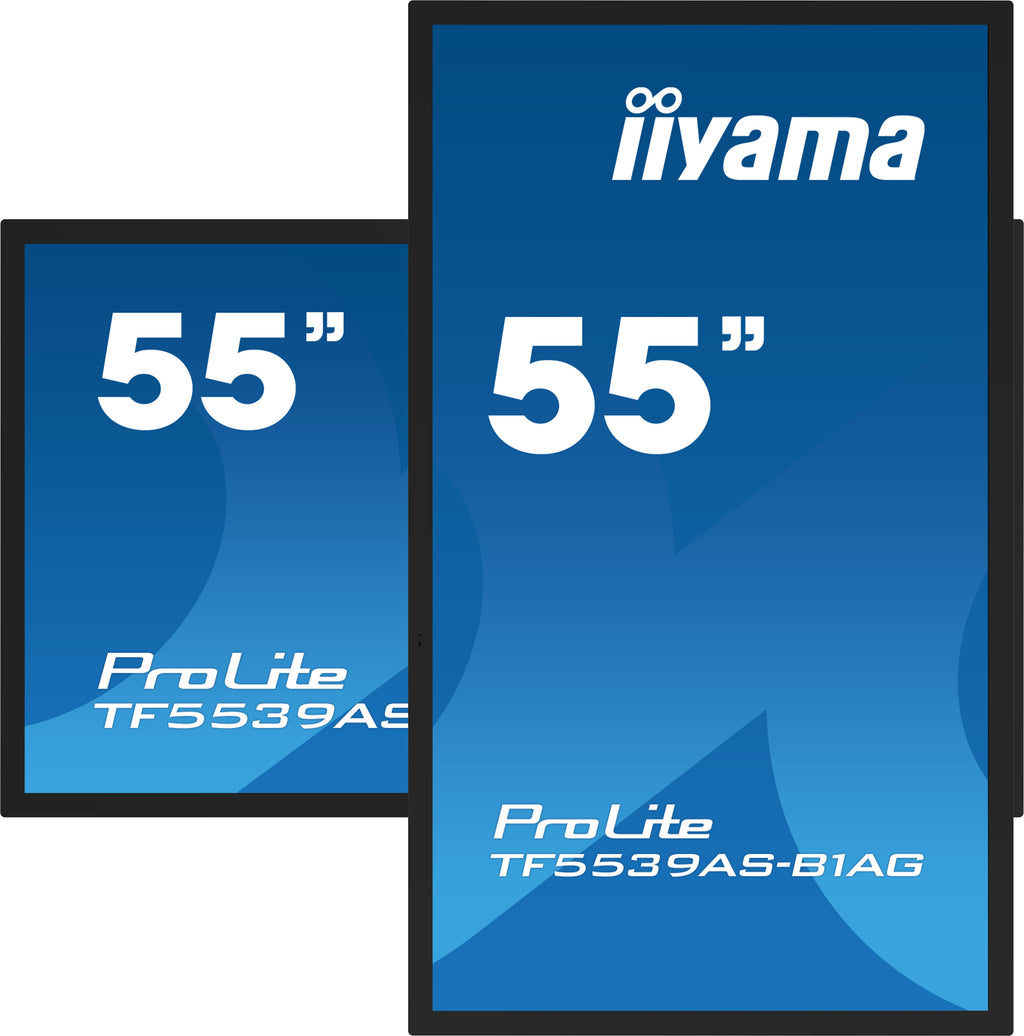 iiyama TF5539AS-B1AG pantalla de señalización Diseño de quiosco 138,7 cm (54.6") LED 435 cd / m² 4K Ultra HD Negro Pantalla táctil Procesador incorporado Android 11 24/7 (6)