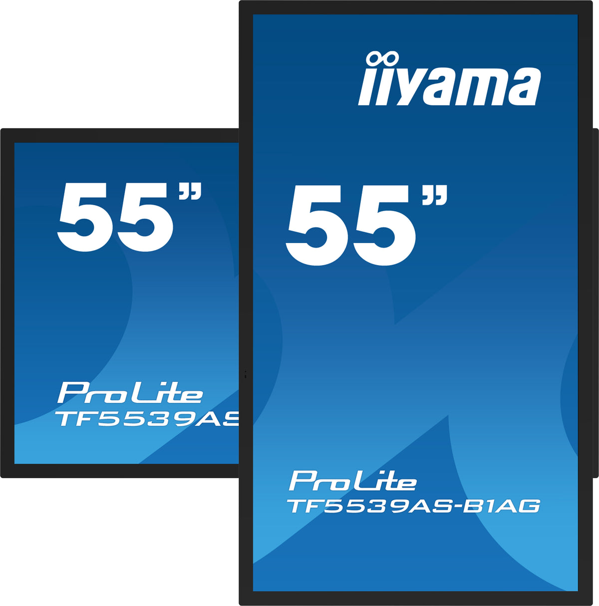 iiyama TF5539AS-B1AG pantalla de señalización Diseño de quiosco 138,7 cm (54.6") LED 435 cd / m² 4K Ultra HD Negro Pantalla táctil Procesador incorporado Android 11 24/7 (6)
