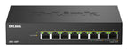 D-Link DMS-108P/B switch No administrado 2.5G Ethernet (100/1000/2500) Energía sobre Ethernet (PoE) Negro